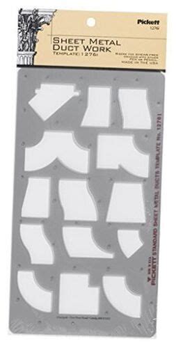 Pickett Sheet Metal Duct Work Template (1276I)